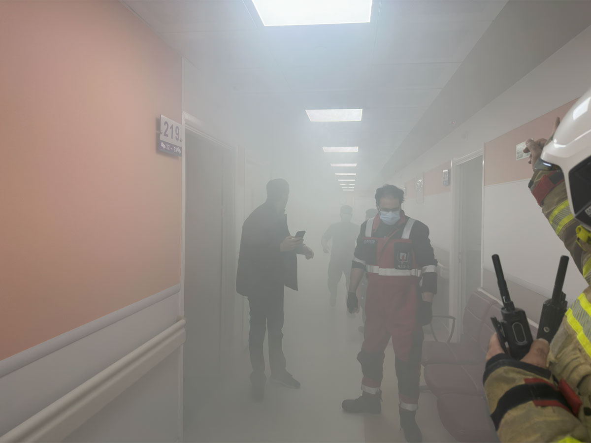 بیمارستان بینا مجهز به روزترین سامانه آتش نشانی